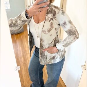 Giorgio Brato Tie Dye Leather Jacket